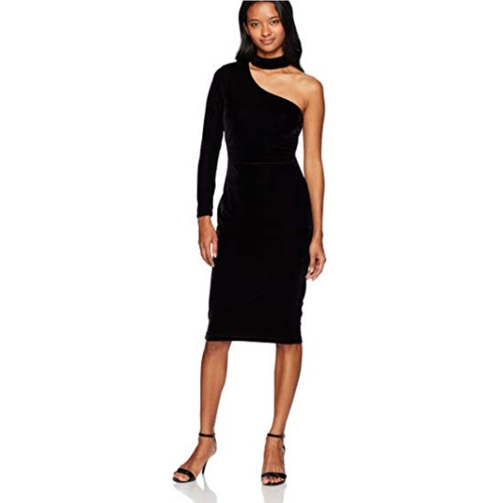 Stretch Velvet Bodycon Dress